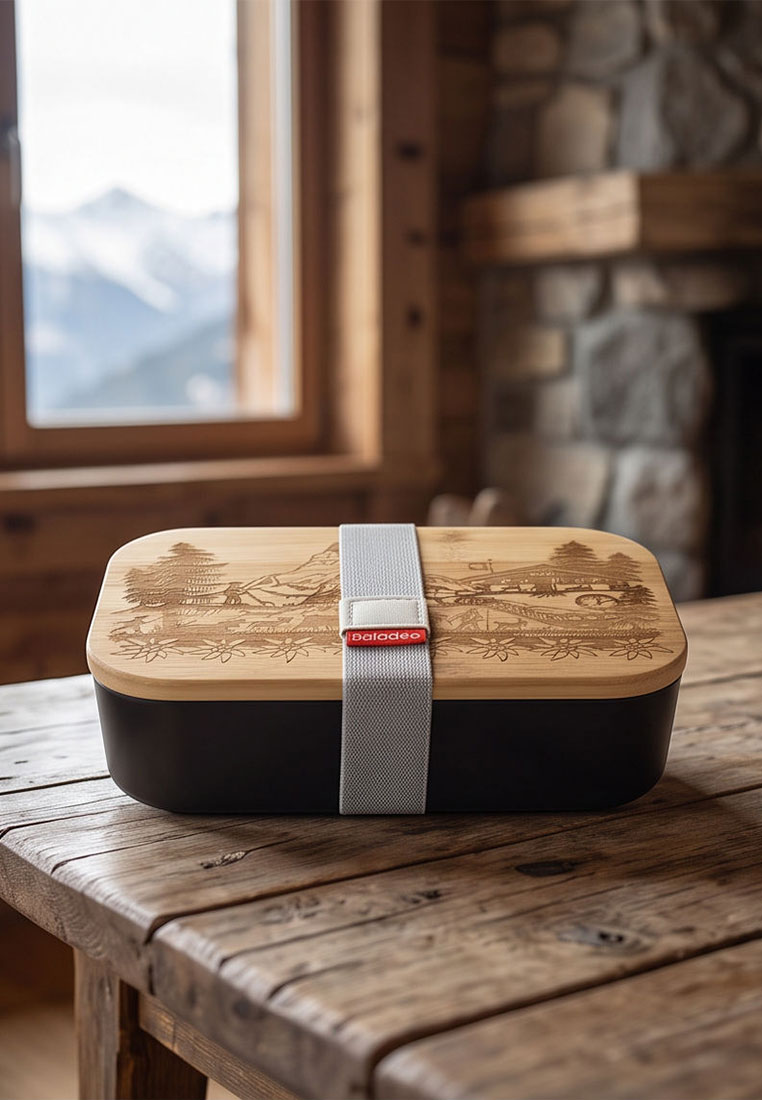 TRENDFORM Lunchbox SWISS TRADITION schwarz