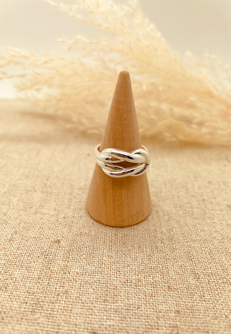 Silberring Schlaufen  Silberring Schlaufen