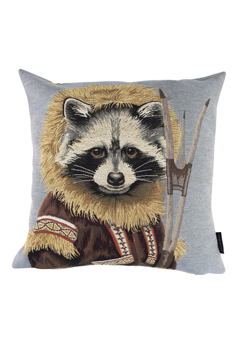 Gobelin Kissen Waschbär Gobelin Kissen Waschbär