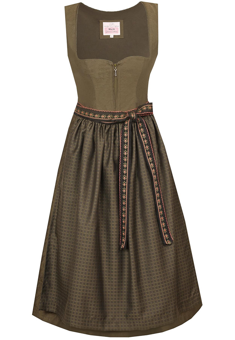 Dirndl Rödental olivgrün 70cm