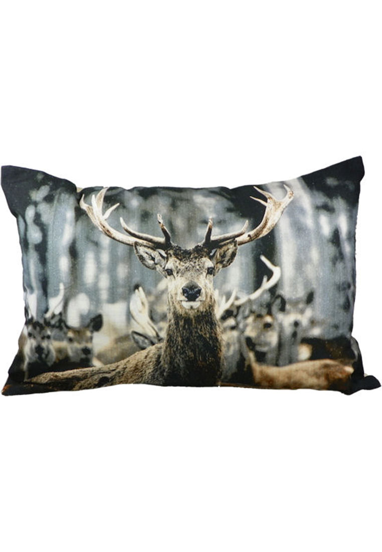 Winterliches Hirschkissen 40x60 Winterliches Hirschkissen 40x60