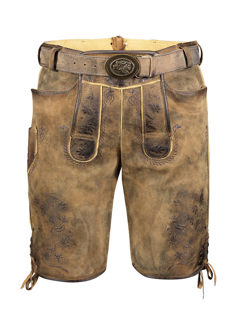 Lederhose Hochgern camel