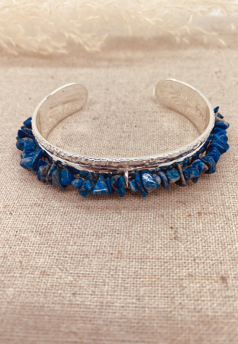 Armspange Caroline Silber mit Lapislazuli Armspange Caroline Silber mit Lapislazuli