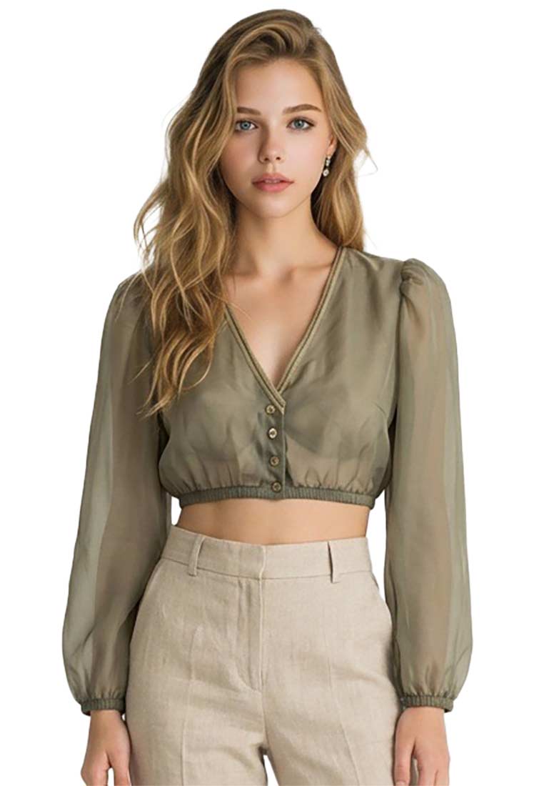 Dirndlbluse Bergweiss Suraj