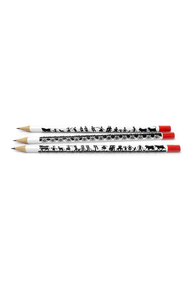 Bleistift 3er-Set SWISS TRADITION Scherenschnitt 