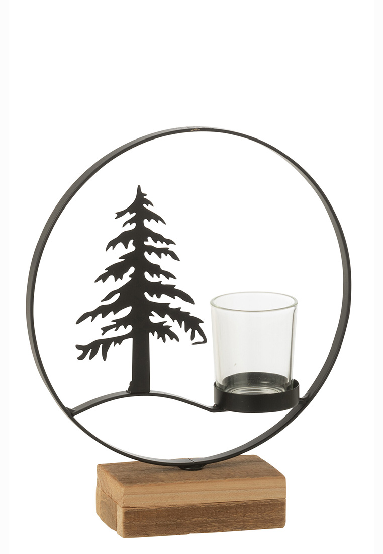 Chalet Windlicht Tanne 24cm