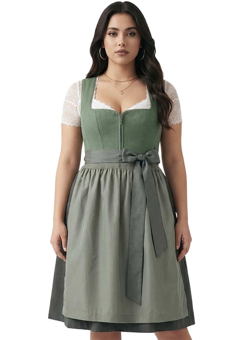 Dirndl Lichtenfels grün 65cm
