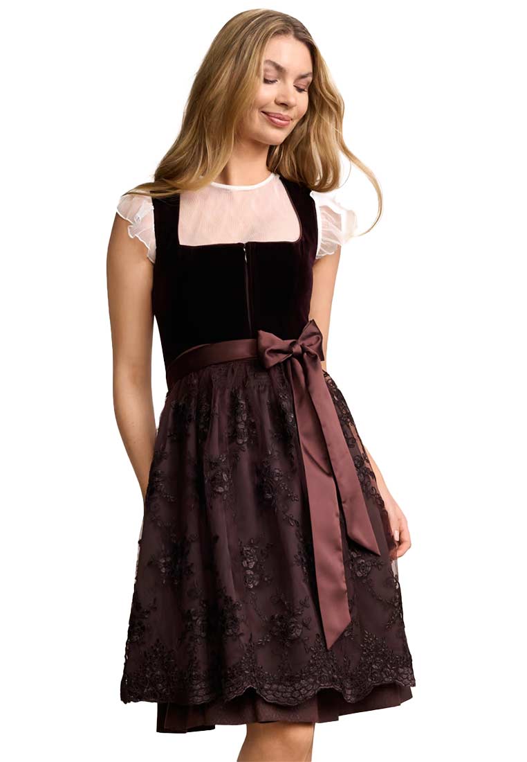 Dirndl Tanya bordeaux 60 cm