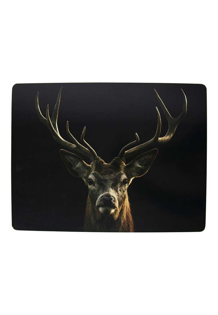 Tischset Schwarz Rothirsch 4er Set Tischset Schwarz Rothirsch 4er Set