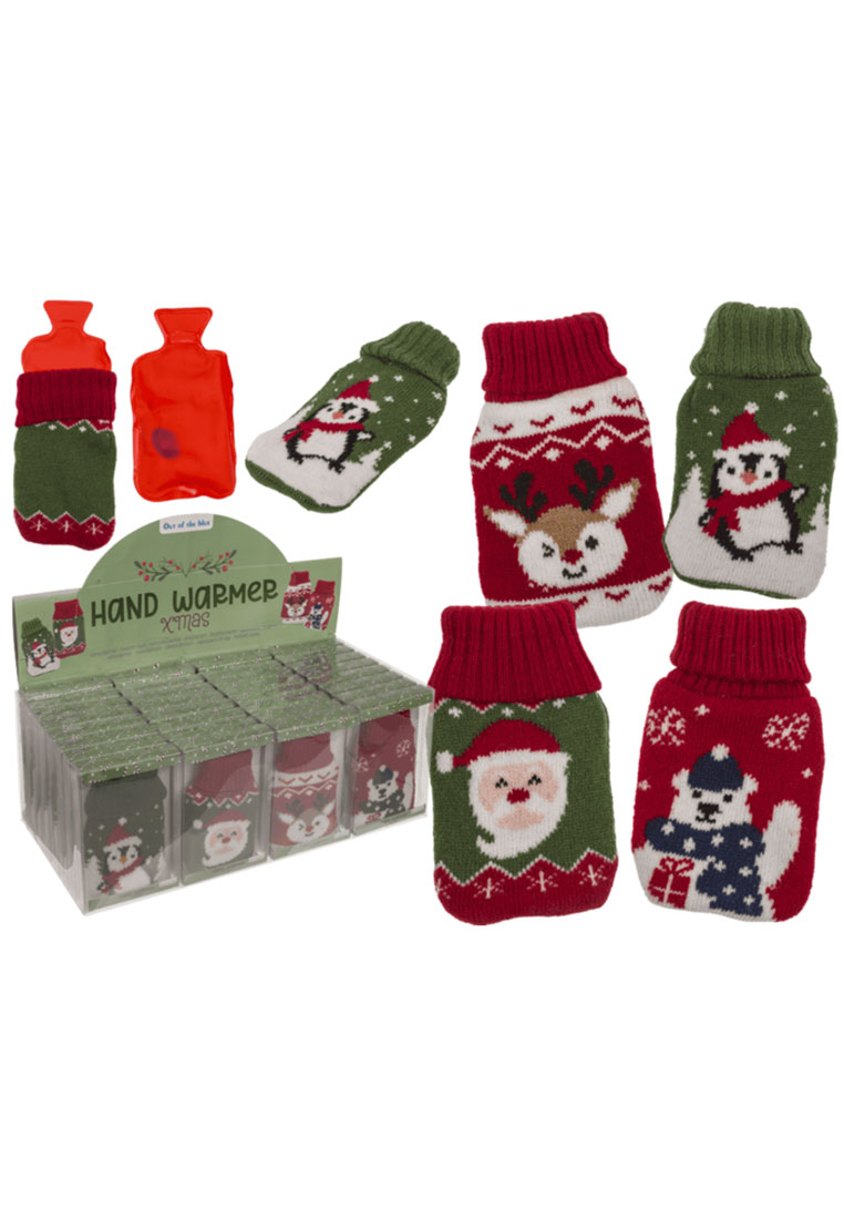 Handwärmer X-Mas mit Stricküberzug Handwärmer X-Mas mit Stricküberzug
