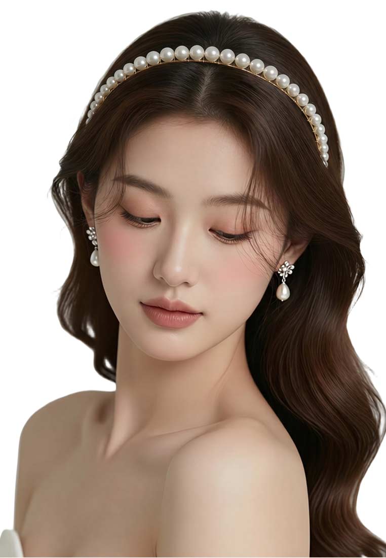 Perlen Haarreif Janea