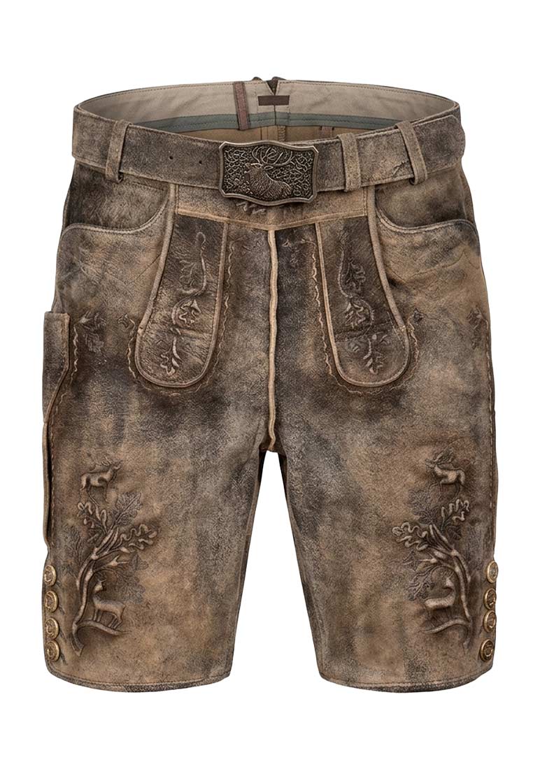 Lederhose Jonas Asche antik