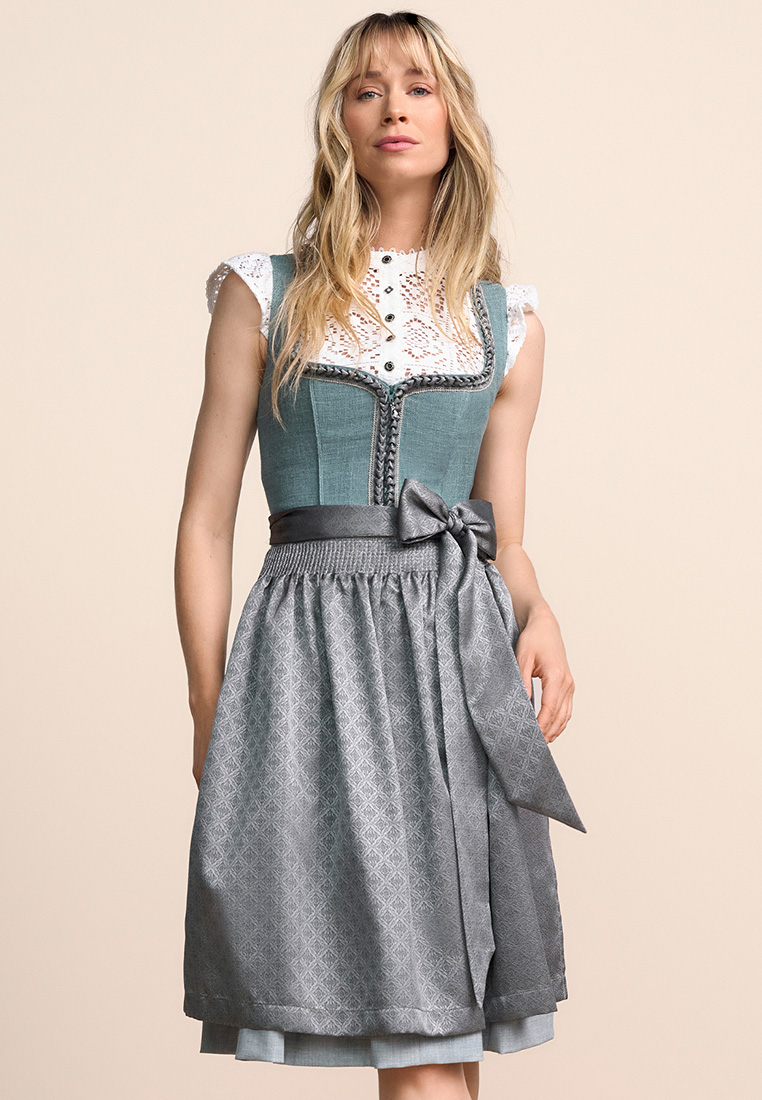 Dirndl Soleil türkis 60cm