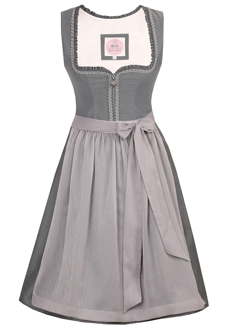 Dirndl Kaufbeuren taubenblau 58cm