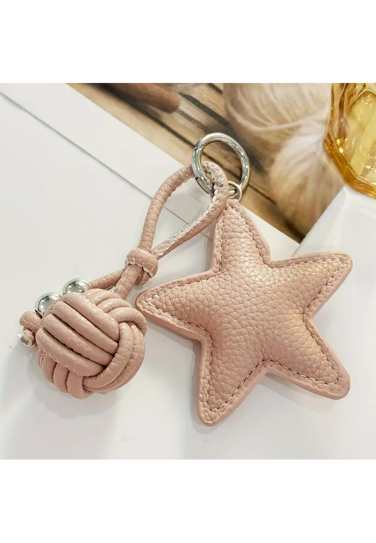 Schlüsselanhänger Stern Rosa