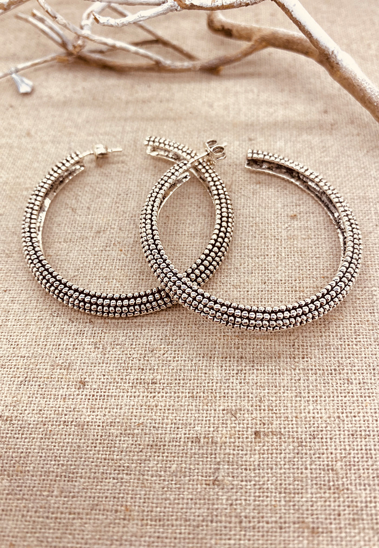 Creolen Livia Silber gross Creolen Livia Silber gross