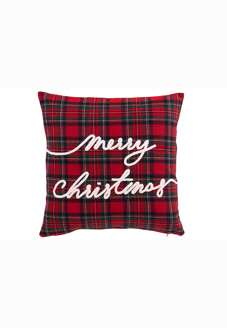 Kissen Merry Christmas rot 45x45cm