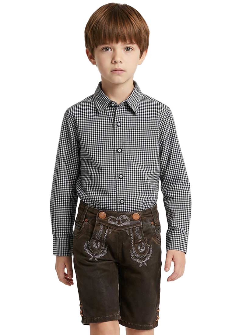 Trachtenjeans Kids braun