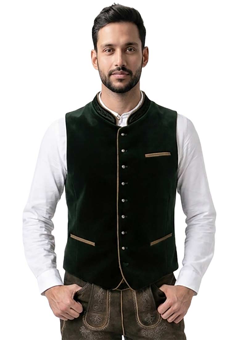 Trachtenweste Ricardo tanne