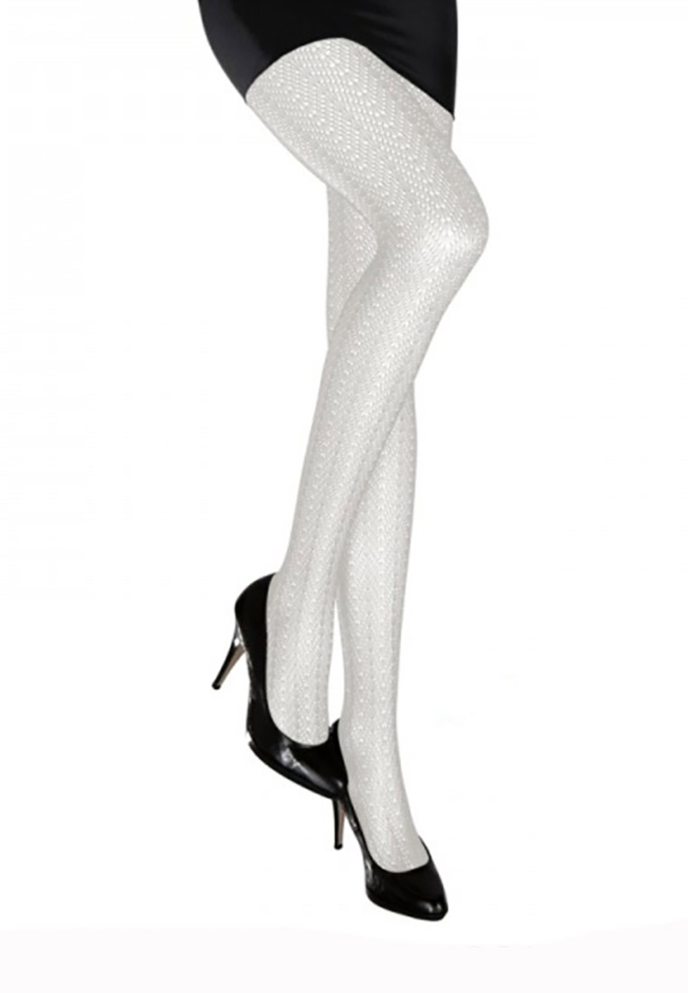 Fashion Strumpfhose Jasera weiss