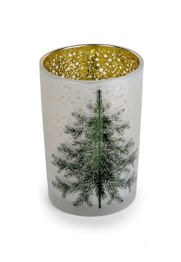 Windlicht Winterbaum gross