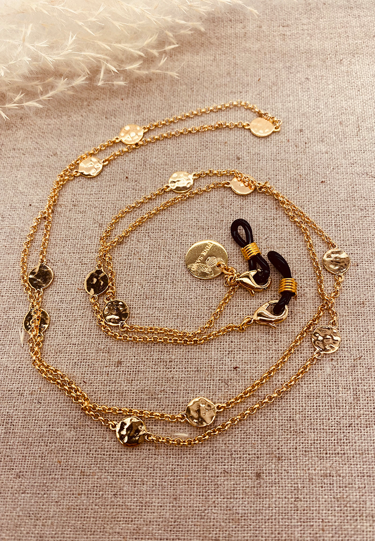 Brillen Masken Kette Santini Gold