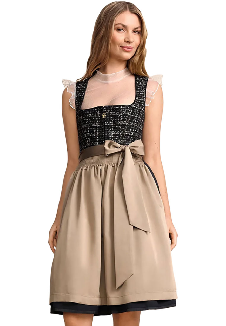 Dirndl Rosvina schwarz 60cm