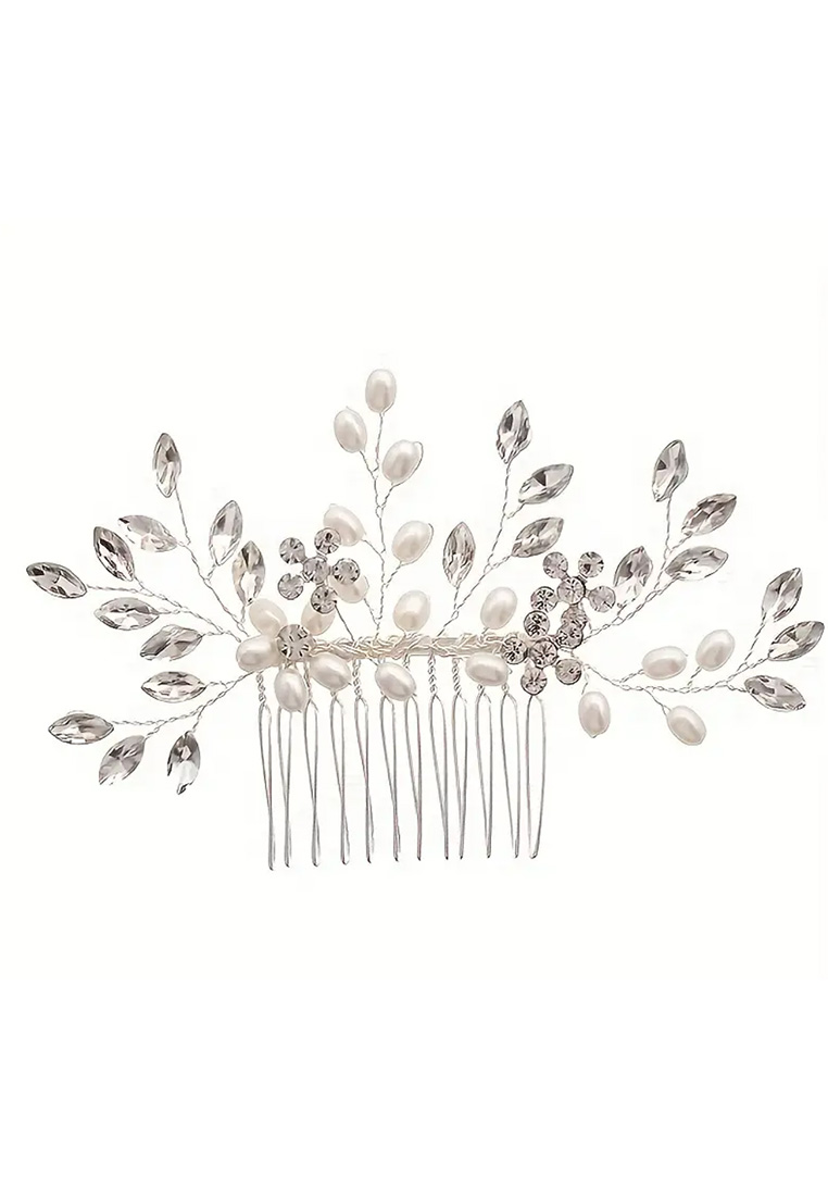 Kristall & Strass Brauthaarkamm