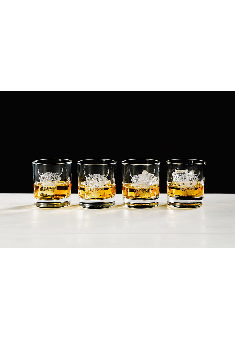 Highland-Cow-Engraved-Style-Glass-Tumbler-Gift-Set-Set-of-4-1