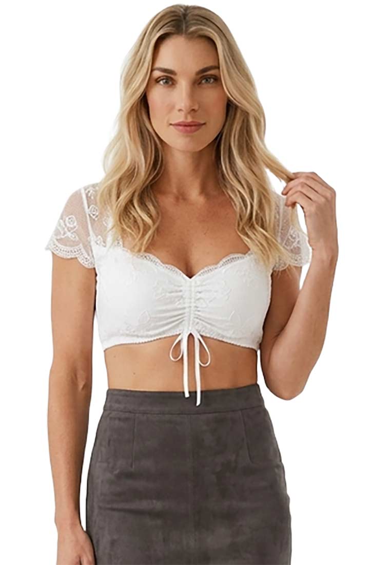 Dirndlbluse Ayoka weiss