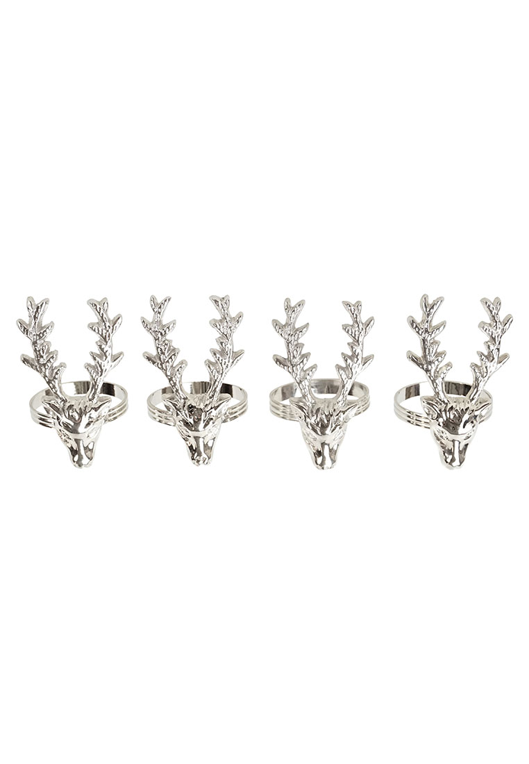 Serviettenringe Hirsch 4er  Set