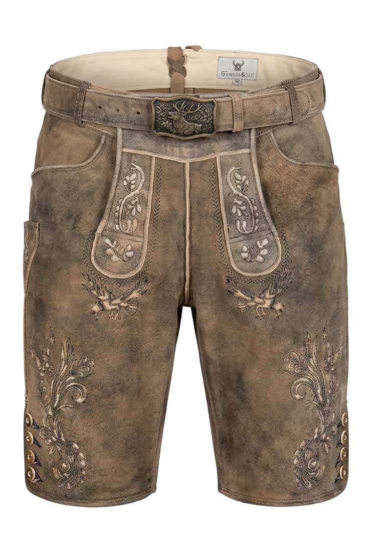 Lederhose Arnold Walnuss antik