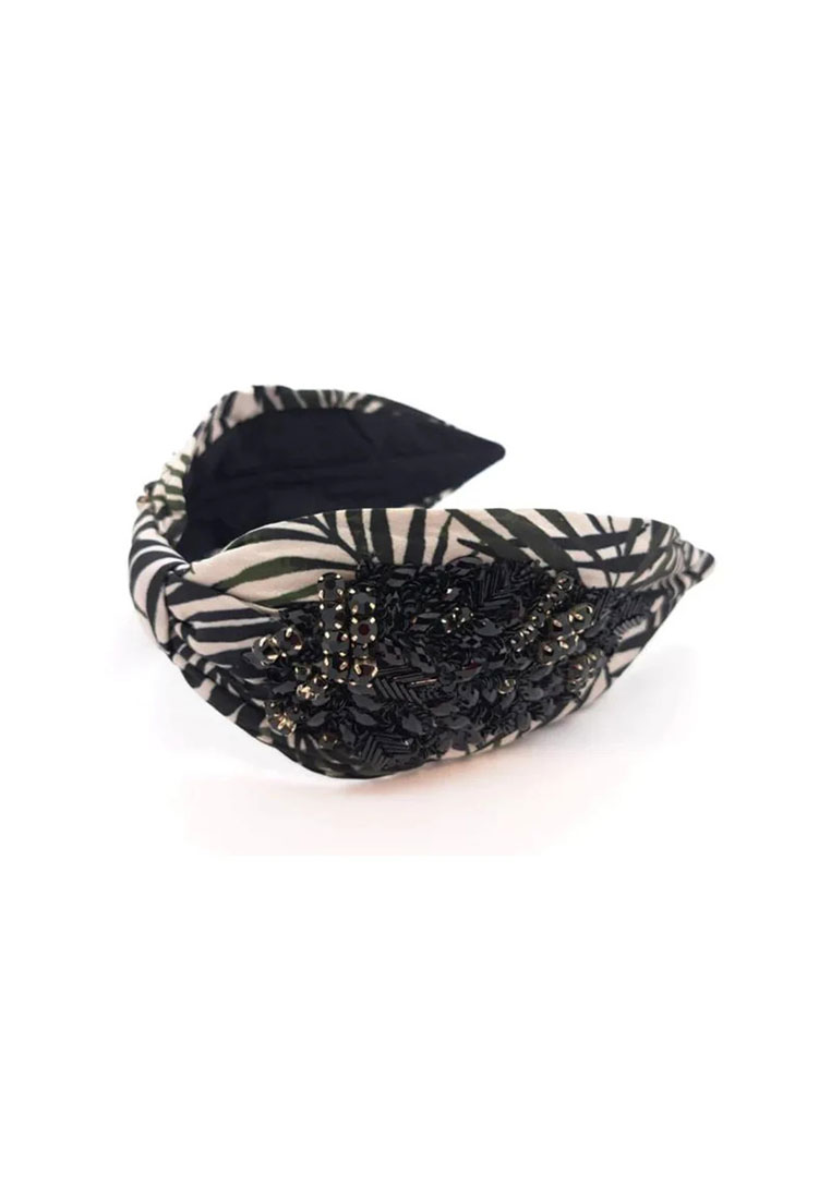 Haarreif Black White bling Haarreif Black White bling