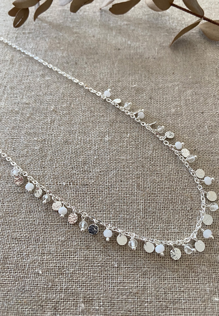 Halskette Milchstern silber  Halskette Milchstern silber