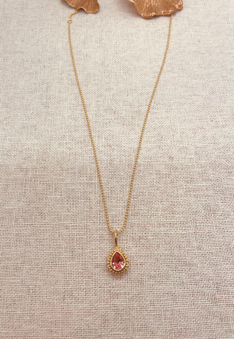 Halskette Celebration gold mit Swarovski rose