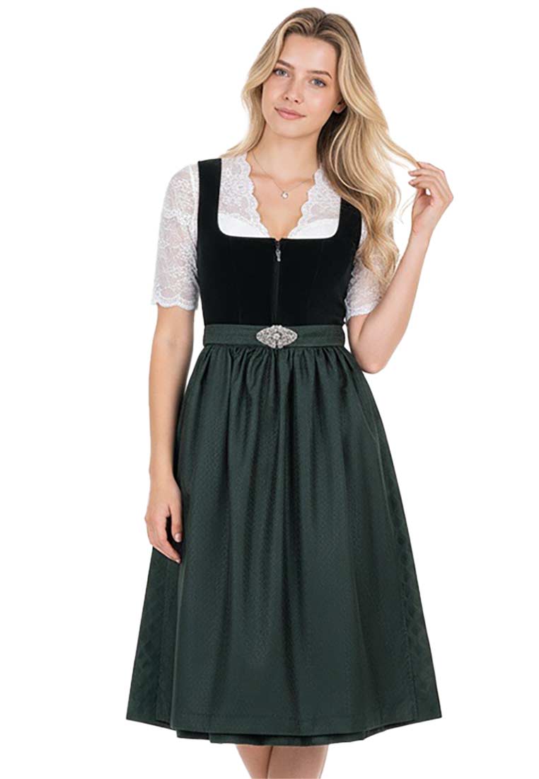 Dirndl Grafling flaschengrün 65cm