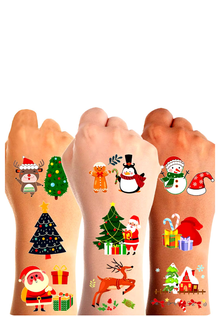 Kinder Weihnachtstatoos 