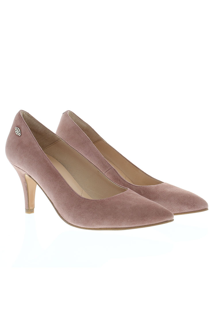 Marina Pumps in Samtziegenleder Rosé