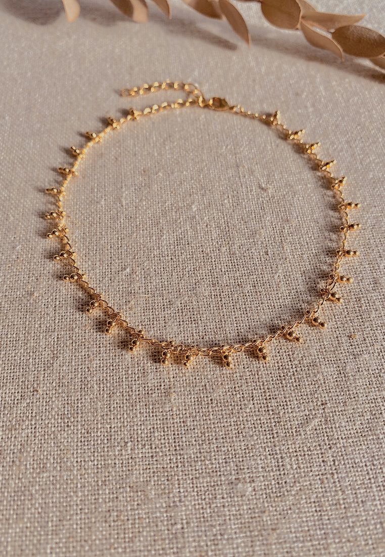 Fusskettchen Pöpperl Gold