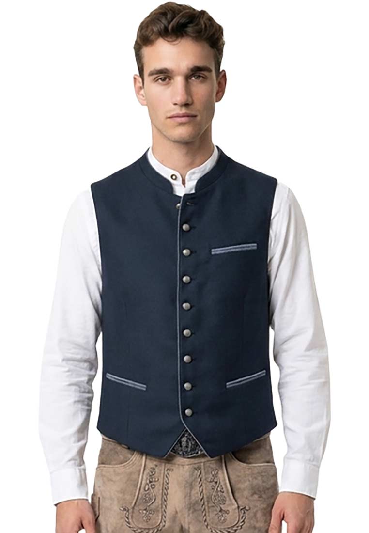 Trachtenweste Haiden navy