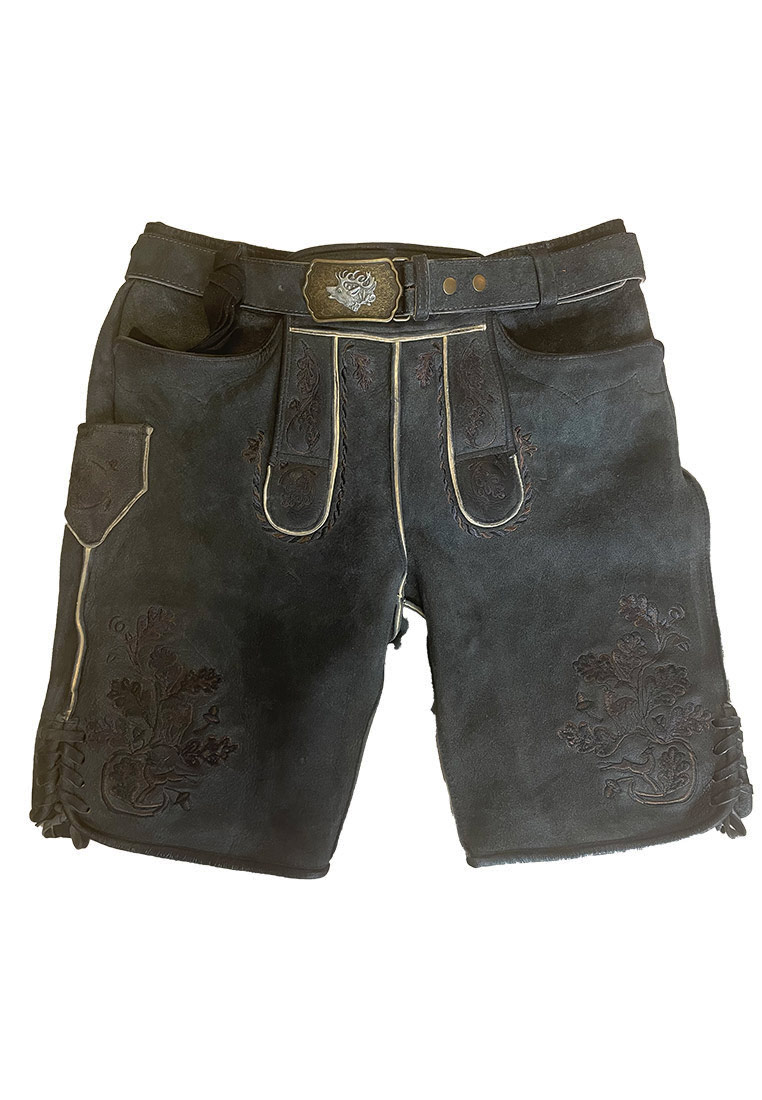 Lederhose Amsel kohle