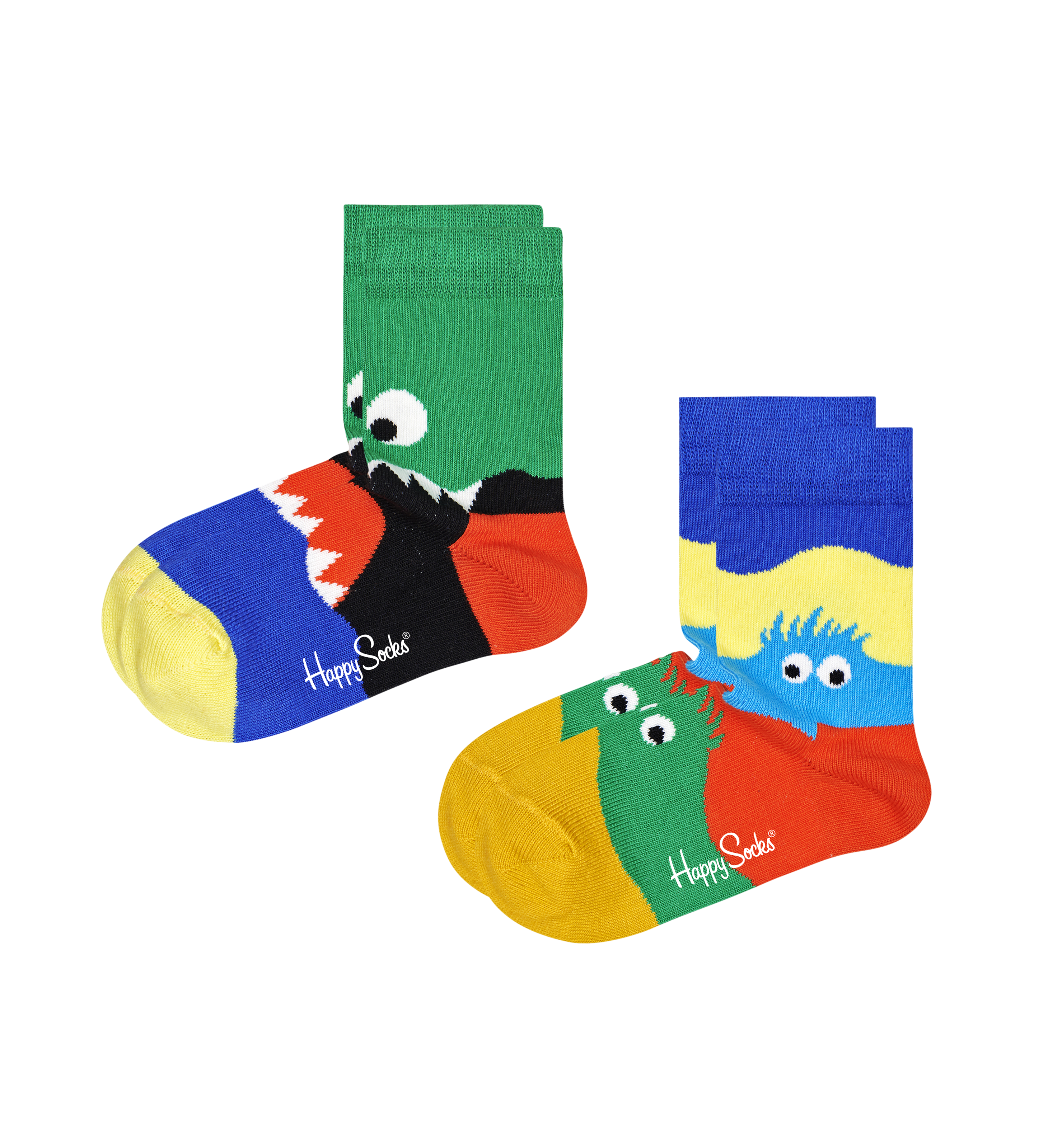 2-Pack Kids Monster Socks