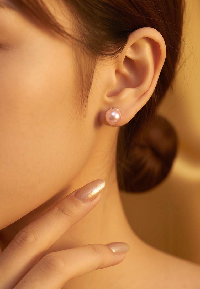 Ohrstecker Perla rose