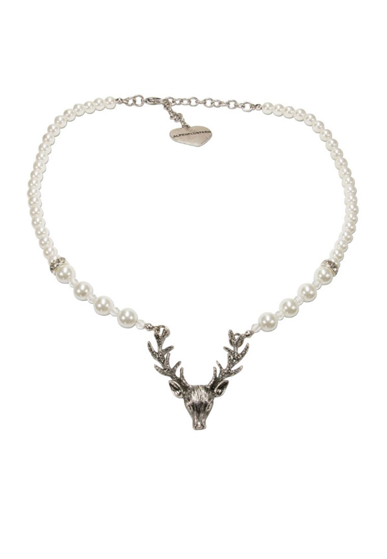Perlen_Halskette_Hirschkette_creme