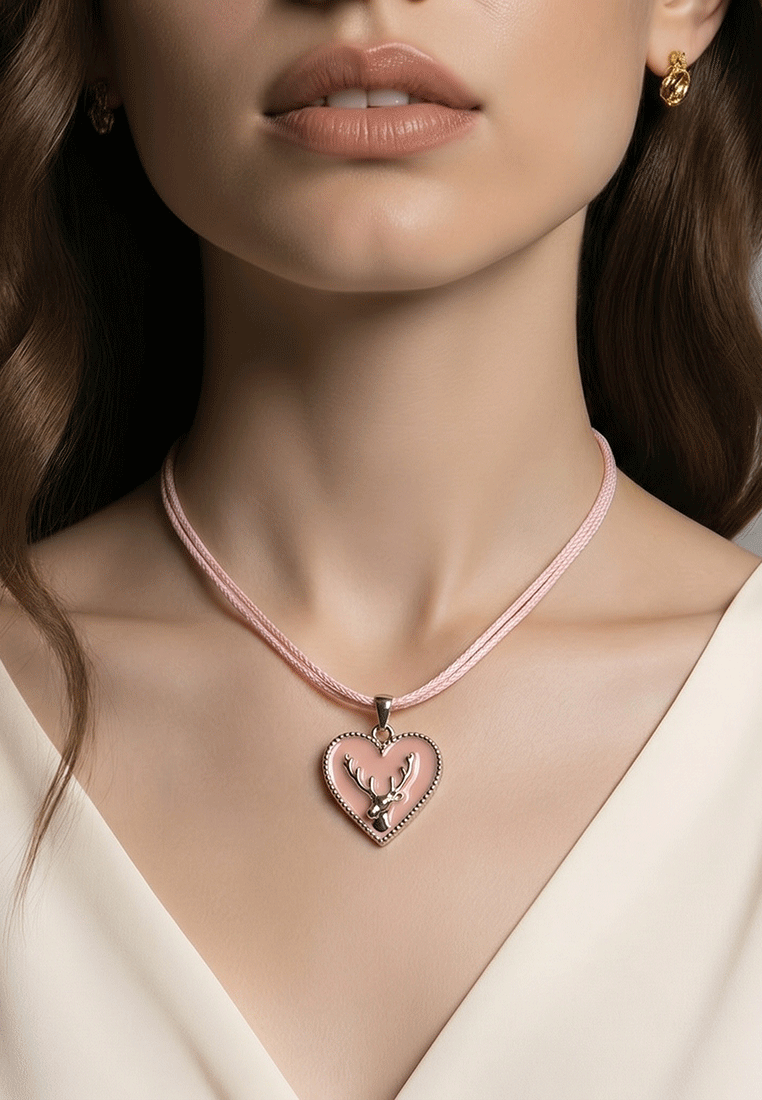 Trachtencollier Vroni hellrosa