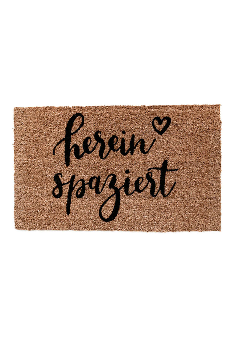 Kokos Fussmatte Hereinspaziert