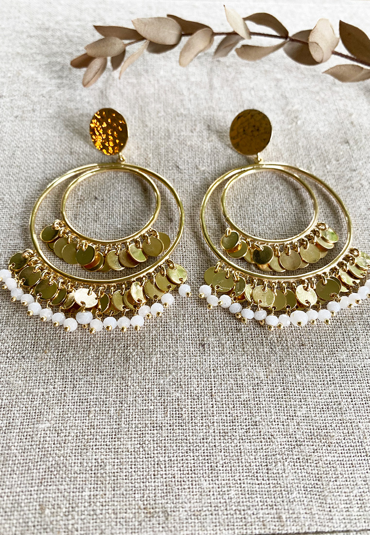 Ohrenhänger Milchstern gold gross Ohrenhänger Milchstern gold gross