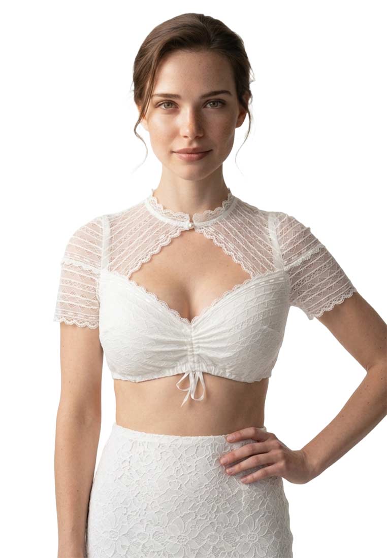 Dirndlbluse Altdorf weiss