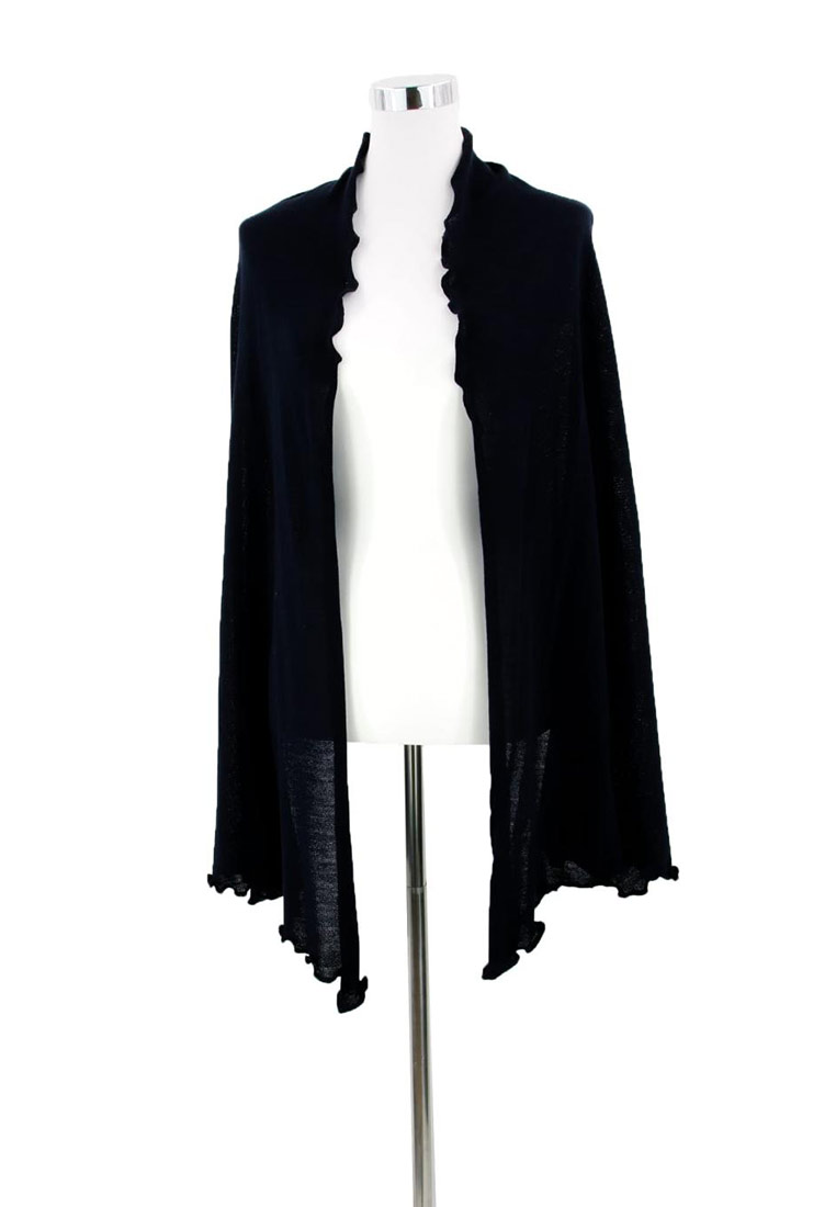 Trapezstola gerüscht schwarz Trapezstola gerüscht schwarz