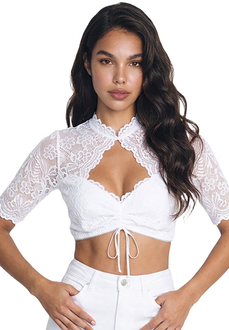 Dirndlbluse Sophie weiss